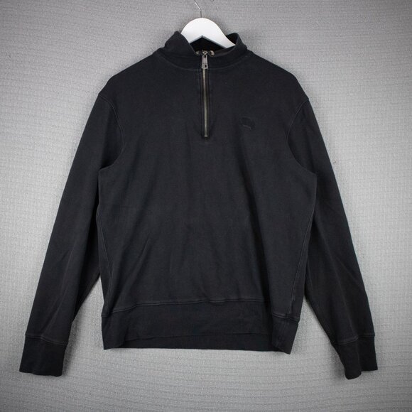 Burberry Brit Cotton Quarter Zip Sweater Mens Large - Picture 2 of 8